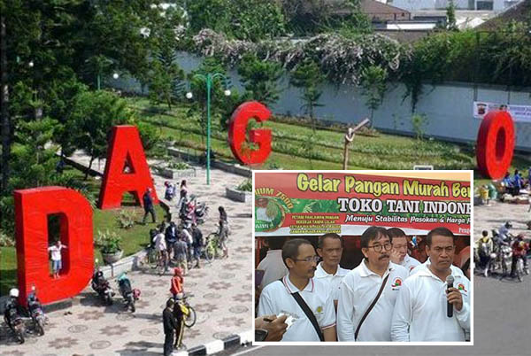 Mentan Hadiri Car Free Day Dago Bandung, Luncurkan Toko Tani Jabar
